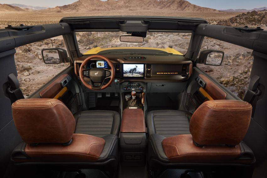 Sixth-generation Ford Bronco debuts – two EcoBoost petrols, removable panels and washable interior 1145091