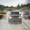 Sixth-generation Ford Bronco debuts – two EcoBoost petrols, removable panels and washable interior