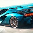 Lamborghini Sian Roadster debuts, 819 PS hybrid V12