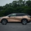 Nissan Ariya gets new Aurora Green, Akatsuki Copper colours – water-based process emits 25% less CO2