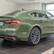 2020 Audi A5 Sportback facelift now in Malaysia – mild hybrid; RM350,900 for 2.0 TFSI, RM377,900 for quattro