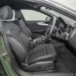 2020 Audi A5 Sportback facelift now in Malaysia – mild hybrid; RM350,900 for 2.0 TFSI, RM377,900 for quattro
