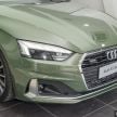 2020 Audi A5 Sportback facelift now in Malaysia – mild hybrid; RM350,900 for 2.0 TFSI, RM377,900 for quattro