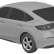 Eleventh-generation Honda Civic design revealed in patent images – sedan and hatchback versions seen