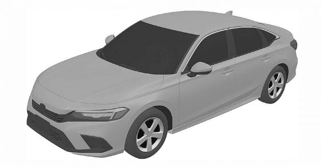 Eleventh-generation Honda Civic design revealed in patent images – sedan and hatchback versions seen