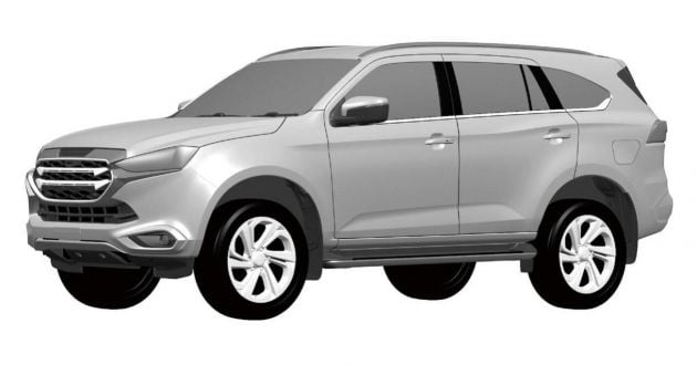 Next-gen Isuzu MU-X revealed in Japan patent images