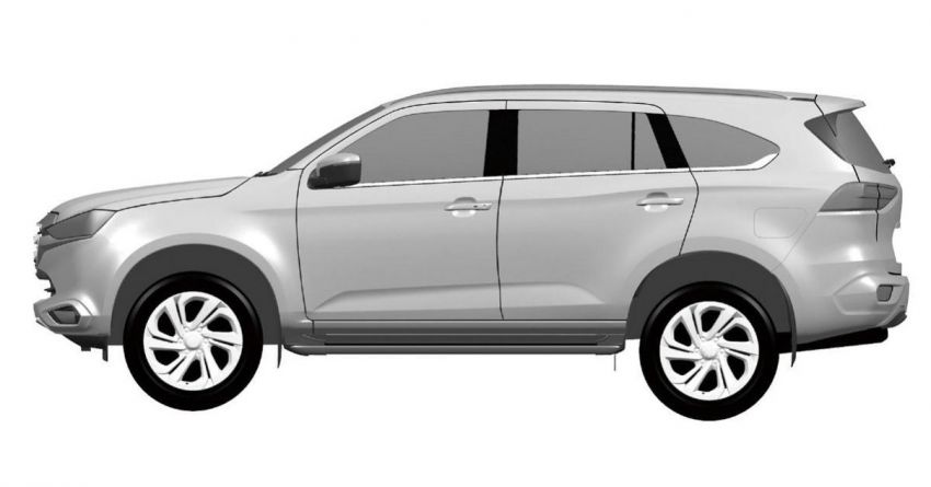 Next-gen Isuzu MU-X revealed in Japan patent images 1184920