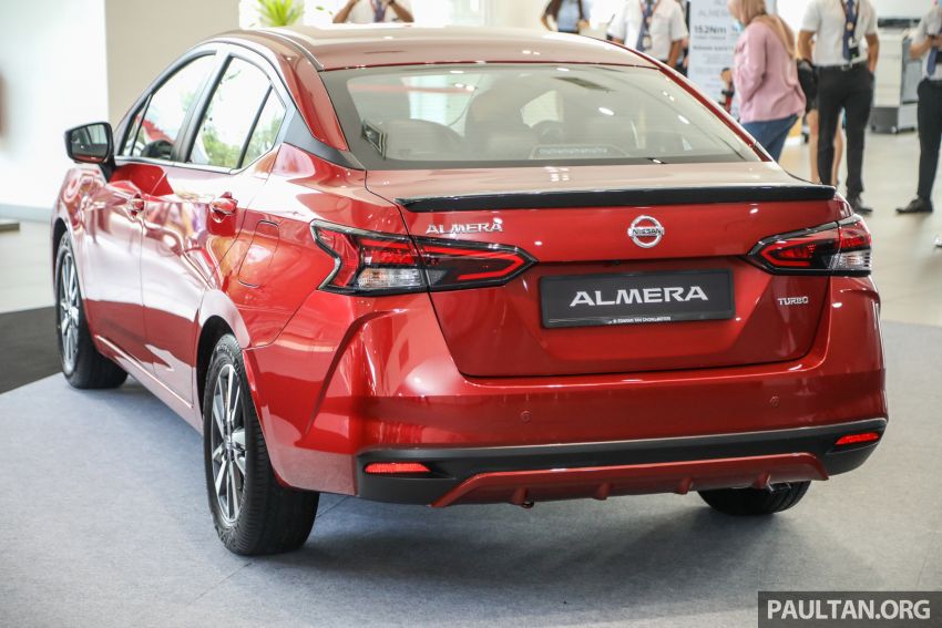 Nissan Almera 2020 di M’sia — perincian lengkap spesifikasi tiga varian, 1.0 liter turbo/CVT, dari RM8Xk 1171401
