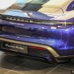 Porsche Taycan tiba di Malaysia – tiga varian, harga RM725k – RM1.2 juta, jarak gerak hingga 464 km