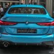 F44 BMW 2 Series Gran Coupé launched in Malaysia – CKD 218i M Sport with 140 PS/220 Nm, RM211,367