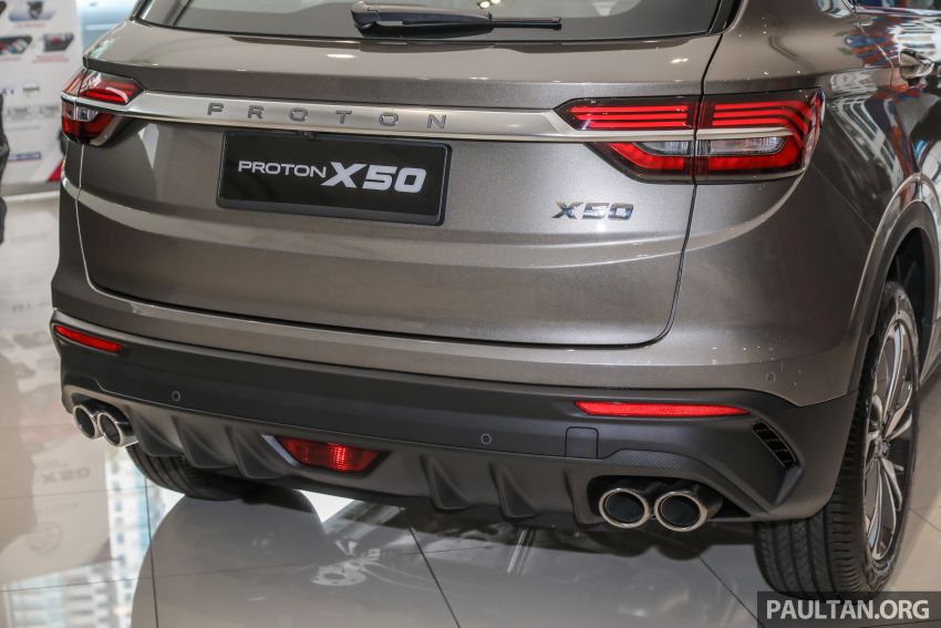 Proton X50 SUV launched in Malaysia – 1.5L turbo three-cylinder engine; 7DCT; RM79,200 to RM103,300 1200201