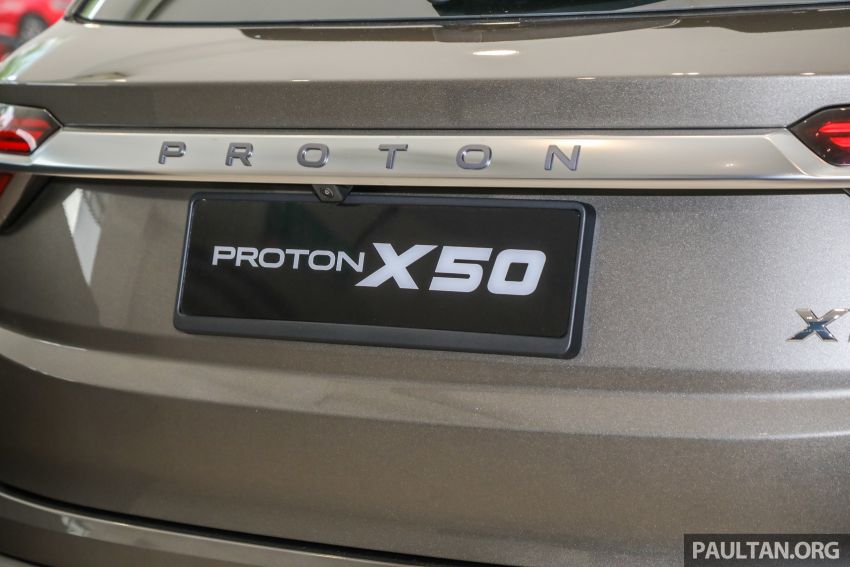 Proton X50 SUV launched in Malaysia – 1.5L turbo three-cylinder engine; 7DCT; RM79,200 to RM103,300 1200205