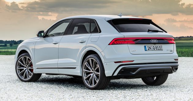 2021 Audi Q8 TFSI e quattro – plug-in hybrid model debuts with 462 PS, 700 Nm; 47 km pure electric range