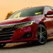 2021 Honda Accord facelift debuts in the United States with updated styling and revised list of equipment
