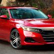 2021 Honda Accord facelift debuts in the United States with updated styling and revised list of equipment