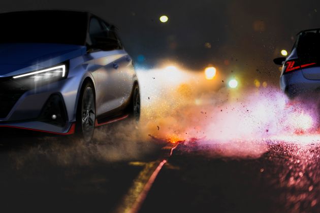 2021 Hyundai i20 N teased: 1.6 turbo, 200 PS, manual