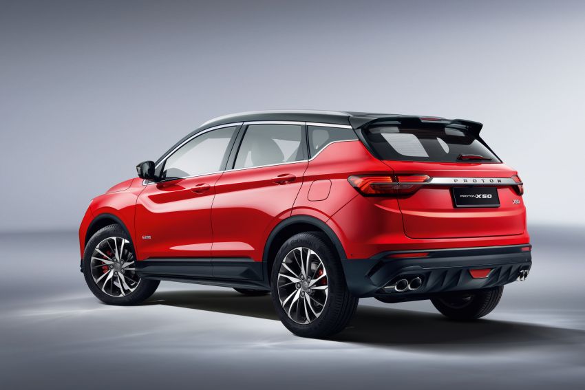 Proton X50 SUV launched in Malaysia – 1.5L turbo three-cylinder engine; 7DCT; RM79,200 to RM103,300 1200418