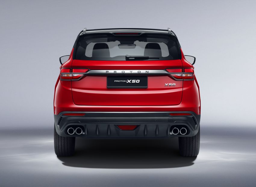 Proton X50 SUV launched in Malaysia – 1.5L turbo three-cylinder engine; 7DCT; RM79,200 to RM103,300 1200423