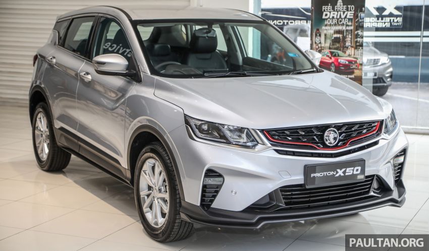 Proton X50 SUV launched in Malaysia – 1.5L turbo three-cylinder engine; 7DCT; RM79,200 to RM103,300 1199701
