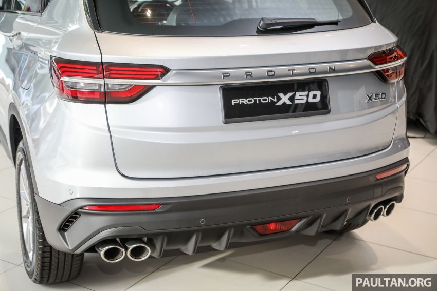 Proton X50 SUV launched in Malaysia – 1.5L turbo three-cylinder engine; 7DCT; RM79,200 to RM103,300 1199726
