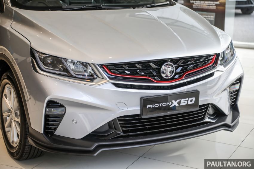 Proton X50 SUV launched in Malaysia – 1.5L turbo three-cylinder engine; 7DCT; RM79,200 to RM103,300 1199708
