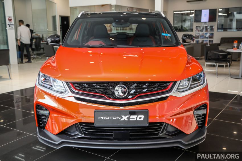 Proton X50 SUV launched in Malaysia – 1.5L turbo three-cylinder engine; 7DCT; RM79,200 to RM103,300 1199830