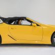 Lexus LC 500 Convertible launched in Malaysia – 5.0L NA V8 with 470 hp, folding soft top; RM1.35 million