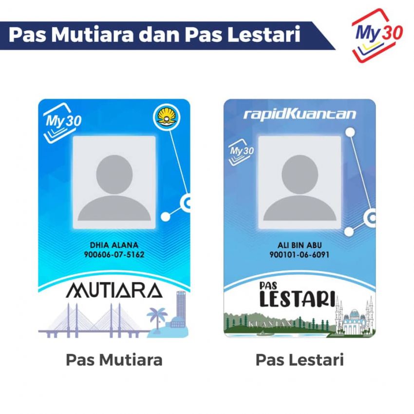 My30 unlimited bus pass for Penang, Kuantan in Jan 1223455