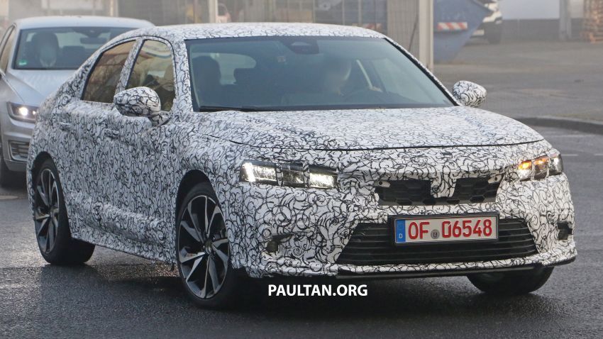 SPYSHOT: Honda Civic Hatchback 2022 sedang diuji 1232146