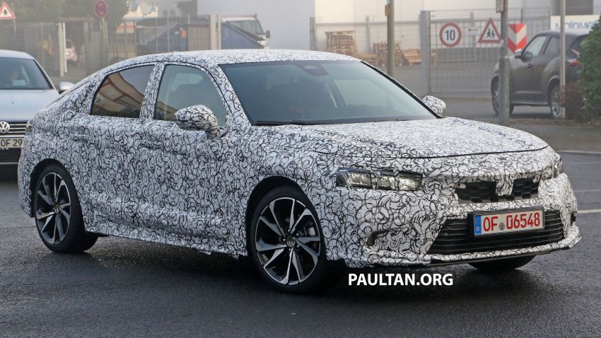 SPIED: 2022 Honda Civic Hatchback caught testing 1232074