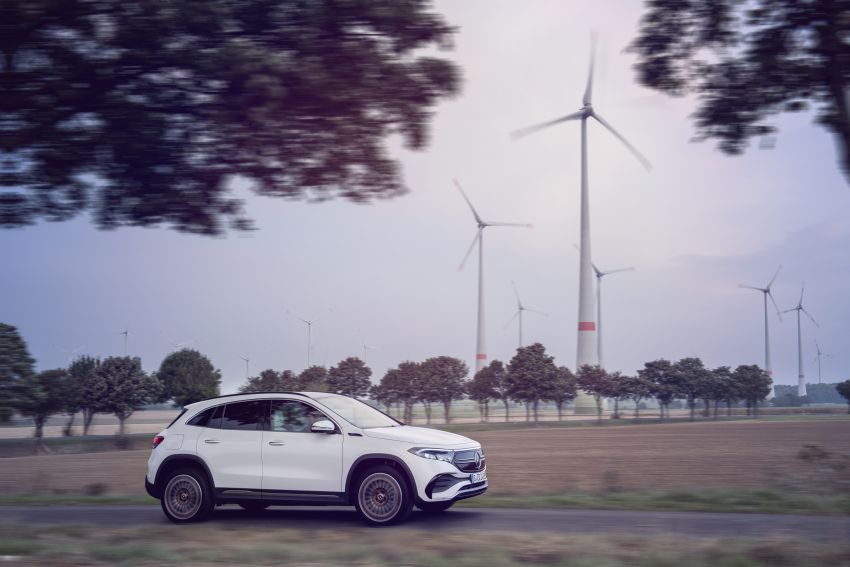 Mercedes-Benz EQA revealed – electric GLA with 190 PS, 375 Nm, 0-100 km/h in 8.9 secs, 426 km range 1237371