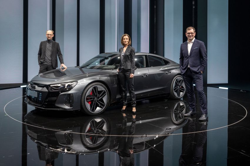 2021 Audi e-tron GT quattro, RS e-tron GT debut – two motors, up to 646 PS, 0-100 in 3.3 secs; 487 km range 1246449