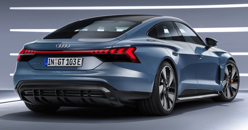 2021 Audi e-tron GT quattro, RS e-tron GT debut – two motors, up to 646 PS, 0-100 in 3.3 secs; 487 km range 1246422