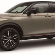Honda HR-V 2021 didedahkan di Jepun – rupa lebih bersegi dan matang, ditawar dalam versi hibrid e:HEV