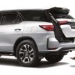 2021 Toyota Fortuner facelift launched in Malaysia – three variants, new 2.8L diesel, TSS & AEB; fr RM172k