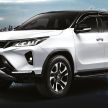 2021 Toyota Fortuner facelift launched in Malaysia – three variants, new 2.8L diesel, TSS & AEB; fr RM172k