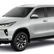 2021 Toyota Fortuner facelift launched in Malaysia – three variants, new 2.8L diesel, TSS & AEB; fr RM172k