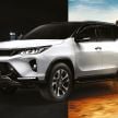 2021 Toyota Fortuner facelift launched in Malaysia – three variants, new 2.8L diesel, TSS & AEB; fr RM172k