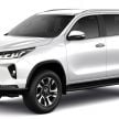 2021 Toyota Fortuner facelift launched in Malaysia – three variants, new 2.8L diesel, TSS & AEB; fr RM172k