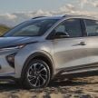 2022 Chevrolet Bolt EV, EUV unveiled; 200 hp/360 Nm motor, battery range from 402 km, one-pedal driving