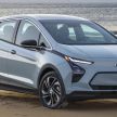 2022 Chevrolet Bolt EV, EUV unveiled; 200 hp/360 Nm motor, battery range from 402 km, one-pedal driving