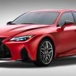 2022 Lexus IS 500 F Sport Performance revealed – sports sedan with a 5.0L NA V8; 472 hp and 535 Nm