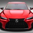 2022 Lexus IS 500 F Sport Performance revealed – sports sedan with a 5.0L NA V8; 472 hp and 535 Nm
