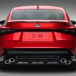 2022 Lexus IS 500 F Sport Performance revealed – sports sedan with a 5.0L NA V8; 472 hp and 535 Nm