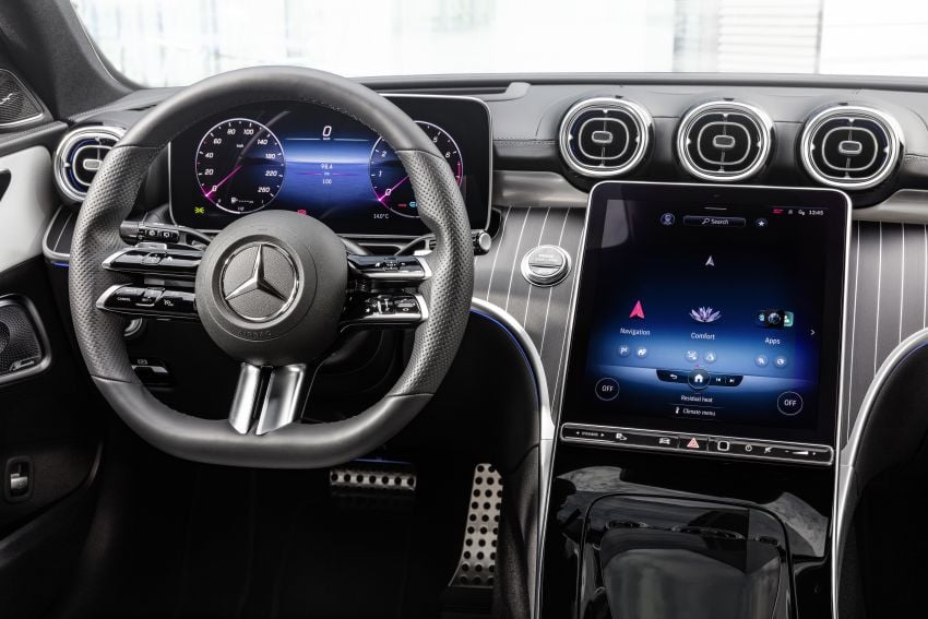 2022 W206 Mercedes-Benz C-Class debuts – tech from S-Class, MBUX, PHEV with 100 km all-electric range 1252748