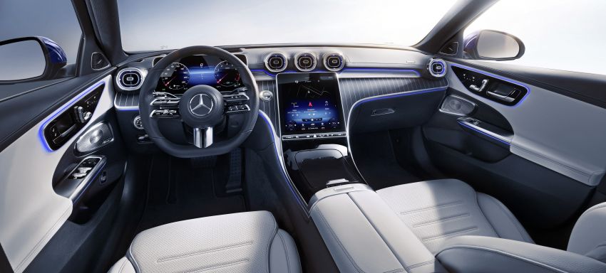 2022 W206 Mercedes-Benz C-Class debuts – tech from S-Class, MBUX, PHEV with 100 km all-electric range 1252755