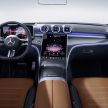 2022 W206 Mercedes-Benz C-Class debuts – tech from S-Class, MBUX, PHEV with 100 km all-electric range