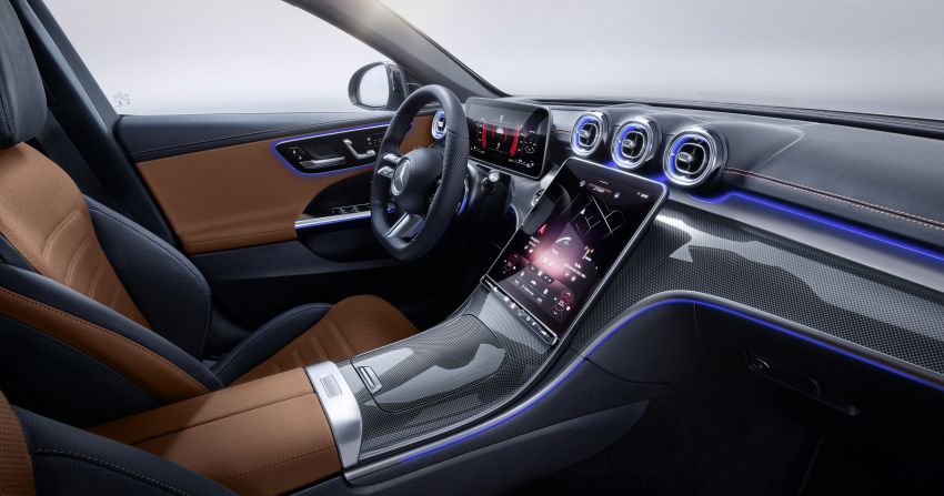 2022 W206 Mercedes-Benz C-Class debuts – tech from S-Class, MBUX, PHEV with 100 km all-electric range 1252711