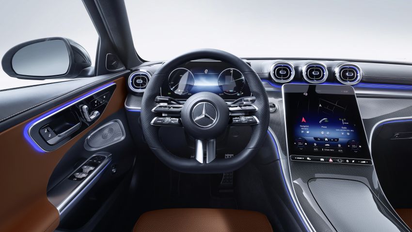 2022 W206 Mercedes-Benz C-Class debuts – tech from S-Class, MBUX, PHEV with 100 km all-electric range 1252713