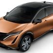 Nissan Ariya gets new Aurora Green, Akatsuki Copper colours – water-based process emits 25% less CO2